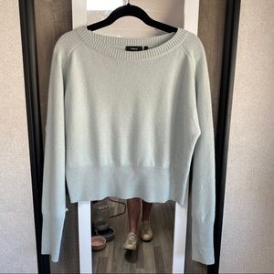 Theory Relaxed Boat Po Cashmere Sweater